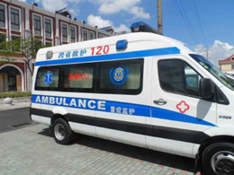 宝鸡市跨地区救护车接送，接送病人出院的车价格